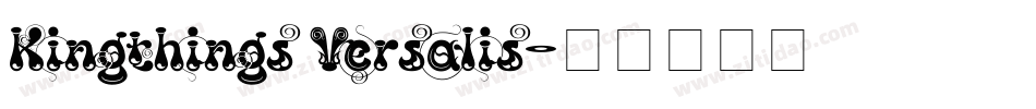 Kingthings Versalis字体转换